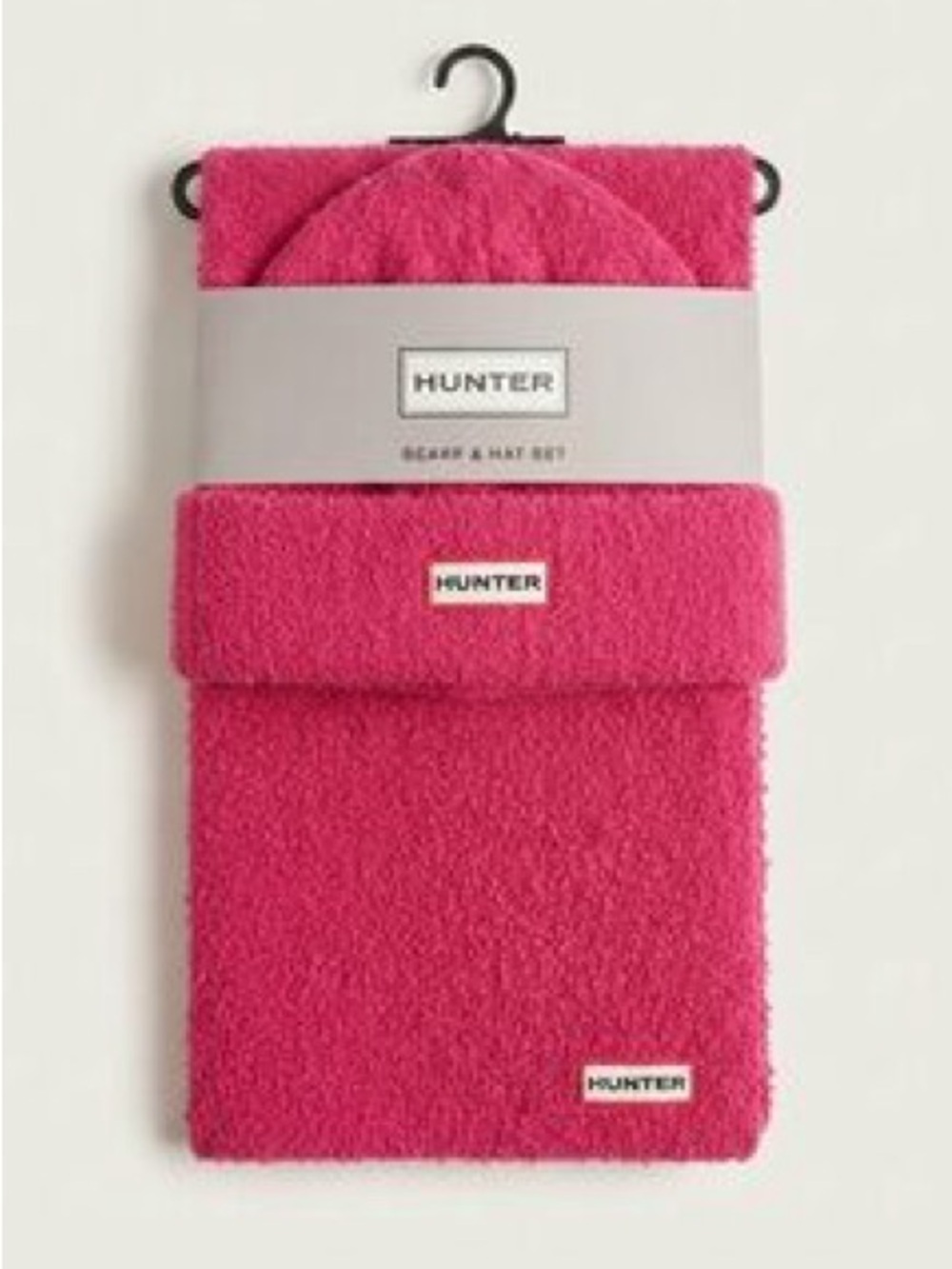 Hunter Pink Scarf & Hat Set